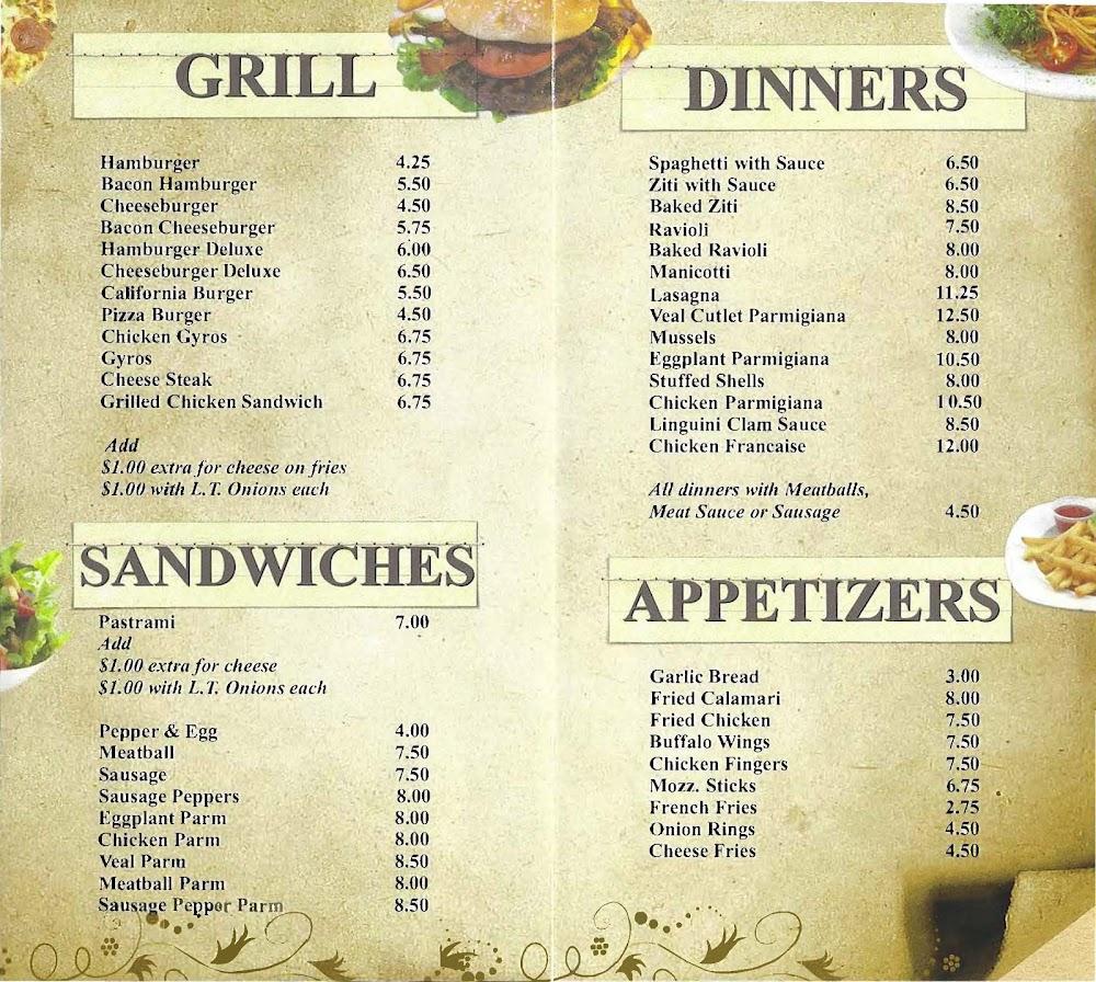 Larry & Joe's Pizzeria Menu image 2